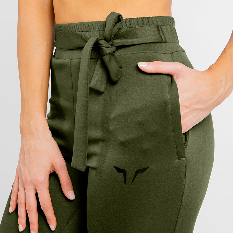 SHE-WOLF DO-KNOT-JOGGERS - OLIVE